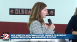 Rep. Kristen McDonald Rivet pushes to remove corruption from Washington politics